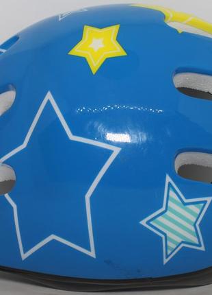 Шлем ms 0014 26-20-13см, 6 отверстий, размер средний, в кульке, 25-43-16см синий3 фото