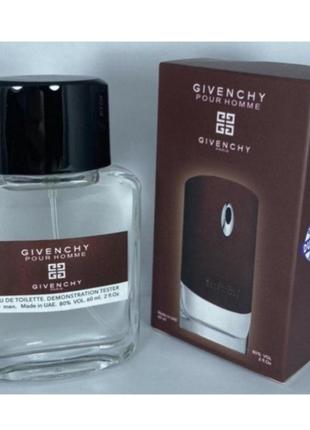 Міні-тестер duty free 60 ml givenchy pour homme, живанші пур хом