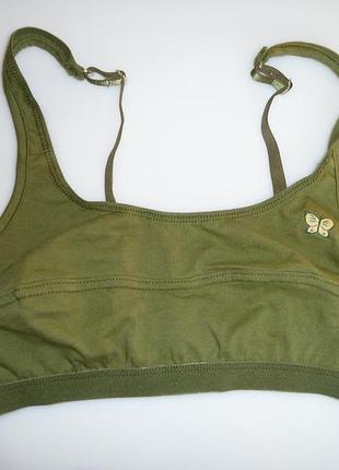 Новый хлопчатый бюстгп=алтер, первый лифчик, топ на 13 лет от george