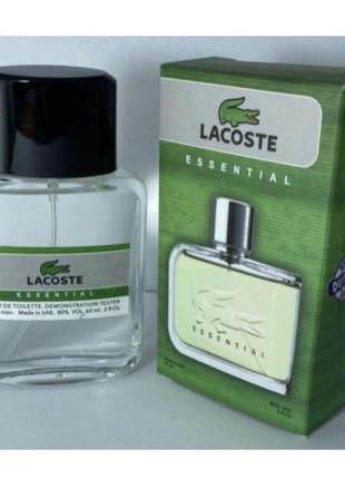 Мини-тестер duty free 60 ml lacoste essential, лакоста эссеншиал