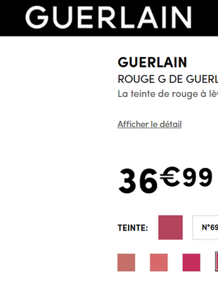 Помада для губ guerlain rouge g la teinte de rouge à lèvres sheer shine5 фото