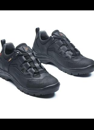 Кросівки шкіряні чорні тактичні, військове взуття розміри 34-48, военные тактические дышащие черные кроссовки8 фото