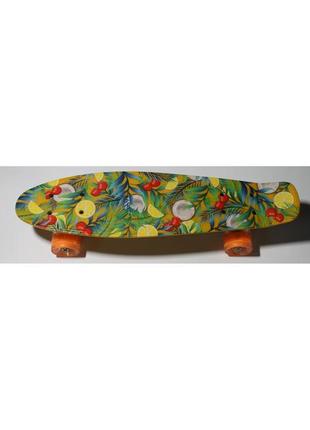 Пенни борд penny board sc21503-1 56,5*15 см колеса pu свет