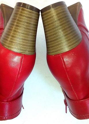 Яркие красные демисезонные ботинки от bonprix, р.38-39 код b3934