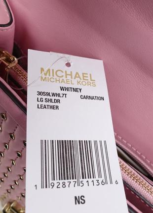 Кожаная сумка michael kors whitney lg carnation оригинал майкл корс4 фото