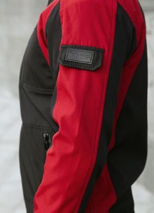 Intruder softshell lite 'iforce' красно-черная5 фото