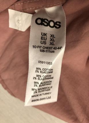 Новая мужская рубашка asos (xl)8 фото