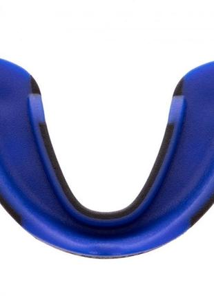 Капа боксерська одноколисна venum predator синьо-чорна hc-0353 фото