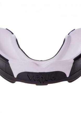 Капа боксерська одноколисна venum predator чорно-біла hc-0352 фото