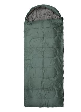 Спальный мешок totem fisherman xxl одеяло с капюшоном левый olive 190+30/90 utts-013