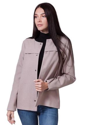 Женское пальто вов008 украинная беж