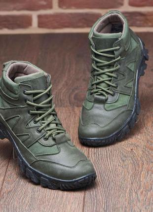 Жіночі тактичні військові черевики хакі, тактичне демісезонне взуття, тактические военные ботинки, берцы хаки6 фото
