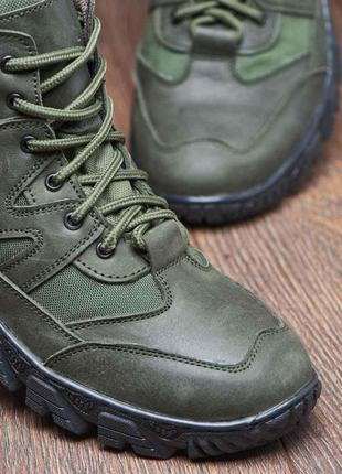 Жіночі тактичні військові черевики хакі, тактичне демісезонне взуття, тактические военные ботинки, берцы хаки8 фото