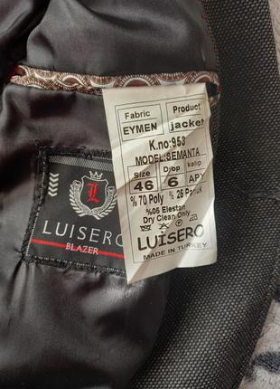 Стильний чоловічий піджак luisero6 фото