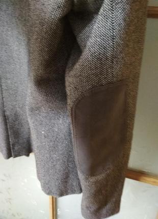 Стильный твидовый жакет пиджак с латками на рукавах от vero moda, p. 403 фото