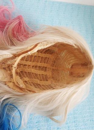 Женский термо парик косплей харли квинн harley quinn fvcent