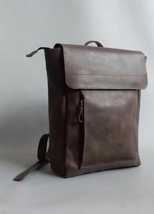 Универсальный кожаный рюкзак, стильный кожаный рюкзак1 фото