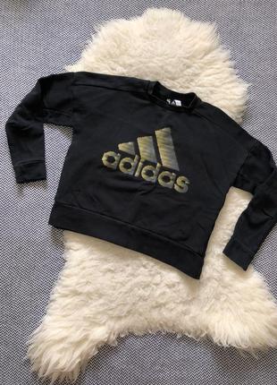 Adidas кофта свитшот оригинал большое логотип флис тёплый утеплённый7 фото