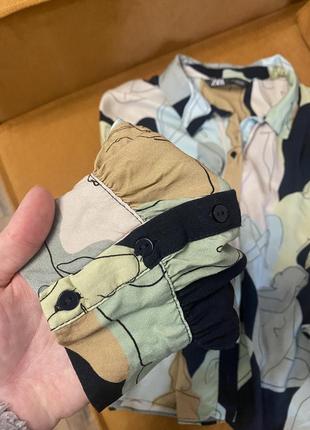 Zara вкорочена сорочка 5
