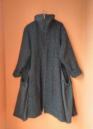 Купить Пальто в стиле бохо для полных — недорого в каталоге Пальто на Шафе  | Киев и Украина