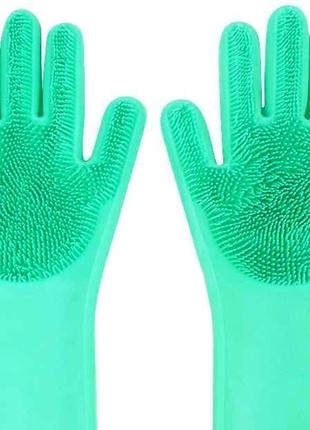 Перчатки силиконовые для мытья посуды better glove1 фото