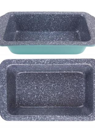 Казан круглий зі скляною кришкою 28см unique un-5277 7л з гранітним покриттям