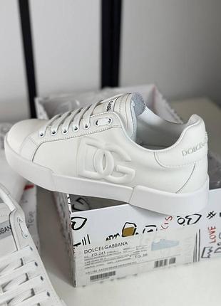 Кроссовки кеды белые dolce