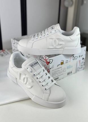 Кроссовки кеды белые dolce