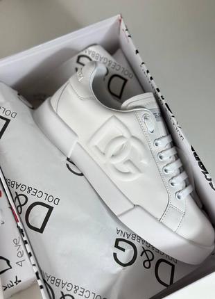 Кроссовки кеды белые dolce