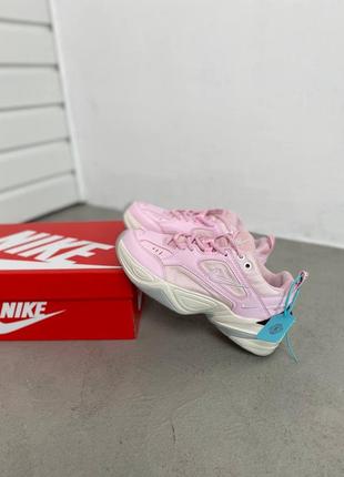 Женские кроссовки nike m2k tekno pink foam3 фото