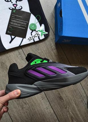 Обновление! кроссовки adidas ozelia 'black purple'2 фото