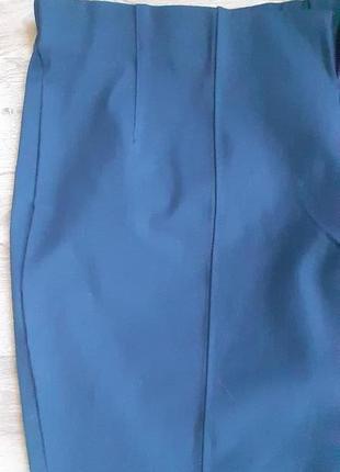 Преміальної якості вкорочені темно сині штанці nanso5 фото