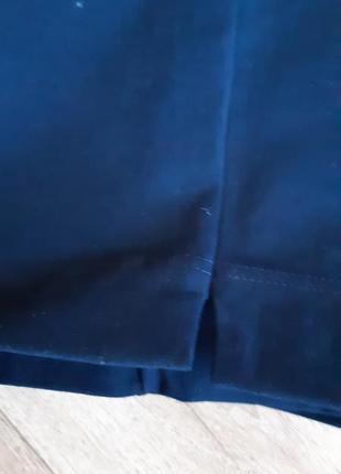 Преміальної якості вкорочені темно сині штанці nanso6 фото