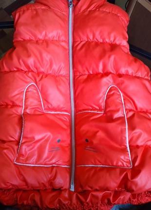 Детская безрукавка  с капюшоном. next