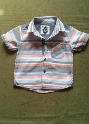 Летняя супер легкая рубашечка tu 9-12мес