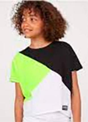 Детская укороченная футболка топ h&amp;m на девочку подростка 160032 фото