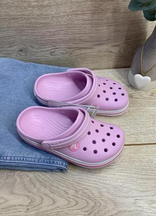 Детские кроксы crocs crocband kids 204537-6gd