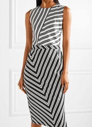 Платье футляр миди в полоску vince camuto