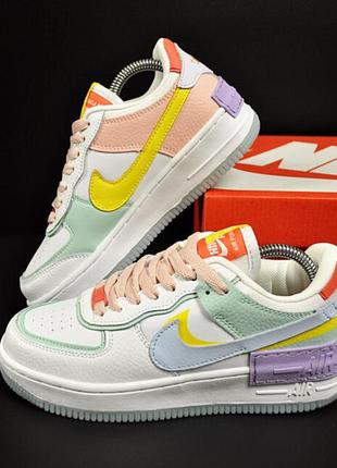 Кроссовки женские nike air force 1 shadow арт 21216