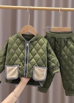 Стильний стьоганий костюмчик 🔥