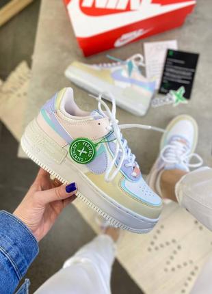 Pastel nike top air force ones