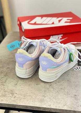 Кросівки nike air force 1 shadow pastel6 фото