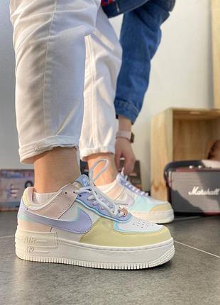 Кроссовки nike air force 1 shadow pastel3 фото