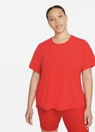 Nike one luxe ss top футболка