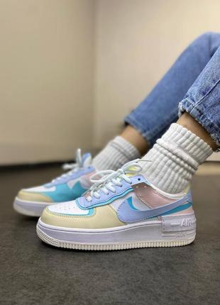 Кросівки nike air force 1 shadow pastel4 фото