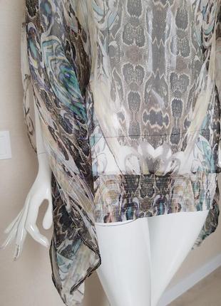 Вишукана італійська шовкова блуза cristina gavioli5 фото