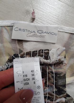Вишукана італійська шовкова блуза cristina gavioli8 фото
