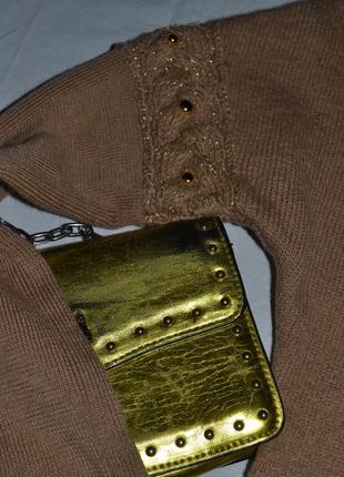 Женский теплый кашемировый короткий свитер/реглан/свитерок бренда gizia (turkey)4 фото
