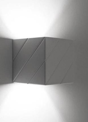 Настенный гипсовый светильник, бра luminaria chester s2202 белый