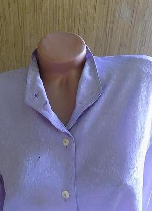Блуза / рубашка нежно-сиреневая гобелен узора, 527 фото